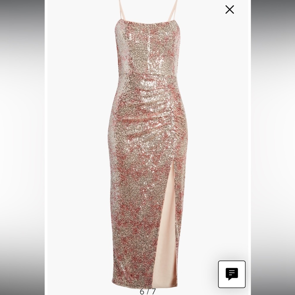 Saylor New York Sequin Gown XS